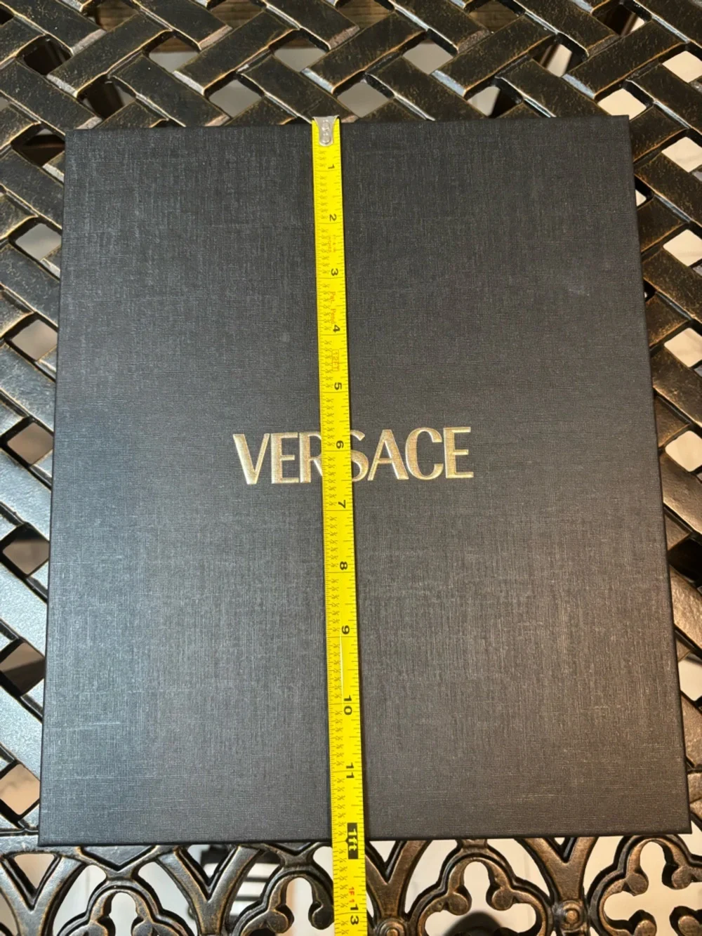 Versace Black Box with Gold Logo